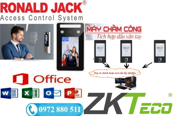 Máy chấm công chính hãng tại xã Bình Đức, tỉnh Tây Ninh