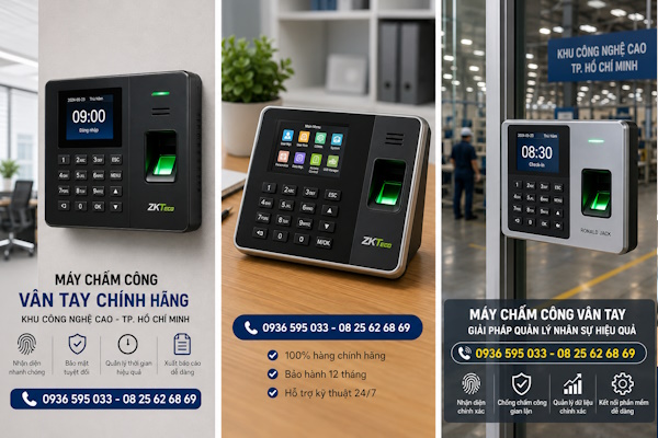 Chuyên lắp máy chấm công tại Khu công nghệ cao