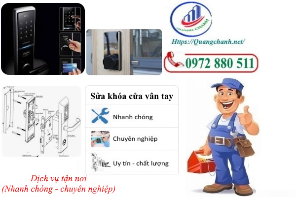 Dịch vụ sửa chữa khóa cửa vân tay tận nơi tại phường Gò Vấp