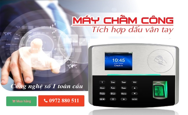 Chuyên cung cấp và lắp đặt máy chấm công tại xã hóc môn