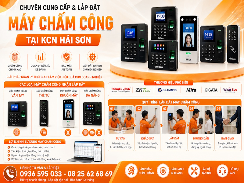 Dịch vụ lắp đặt tại KCN Hải Sơn