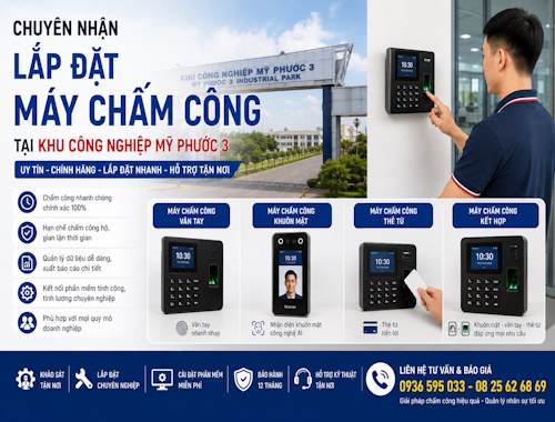 Dịch vụ lắp đặt máy hchamas công tại KCN Mỹ Phước 3