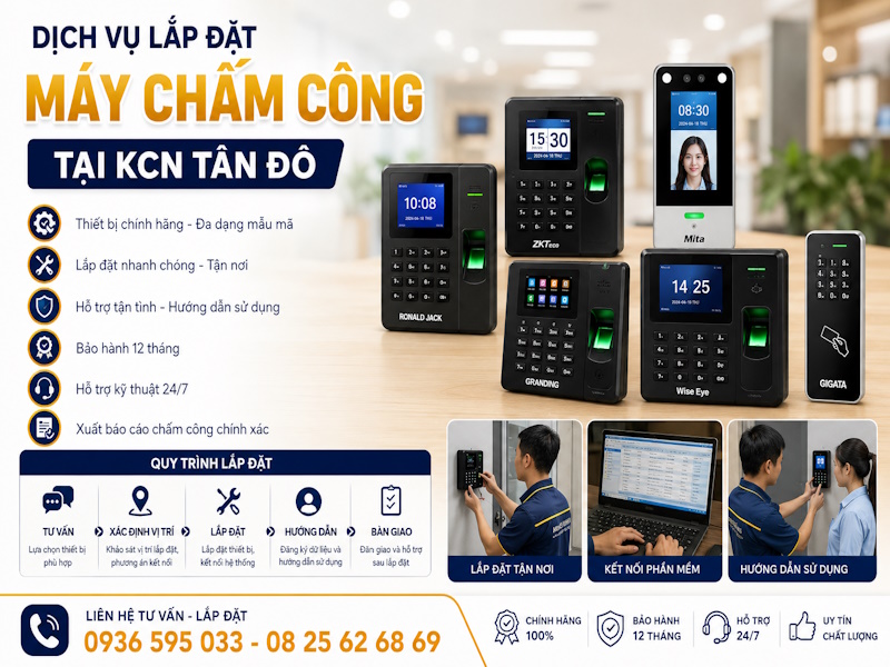 Dịch vụ lắp đặt KCN Tân Đô