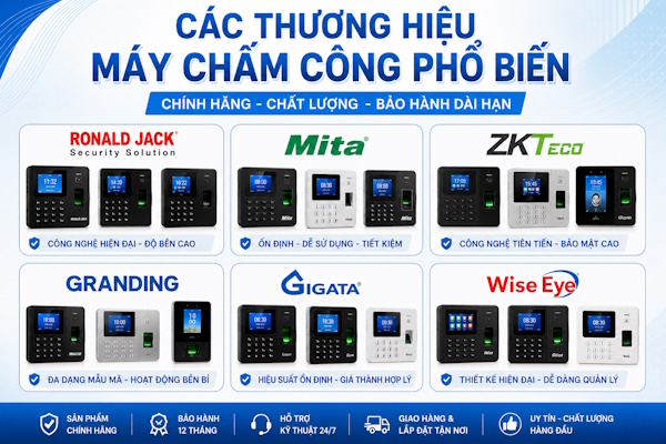 Dịch vụ lắp đặt máy chấm công tại phường Phú Thạnh,tp Hồ Chí Minh