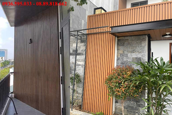 Thi công trang trí lam sóng nhựa composite ngoài trời tại Quảng Ngãi
