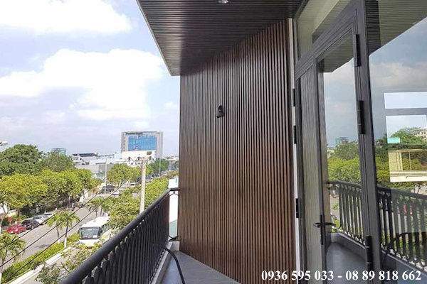 Thi công trang trí nhựa composite ốp mặt tiền tại quảng ngãi