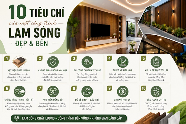 Thi công Lam sóng chuyên nghiệp tại quảng ngãi