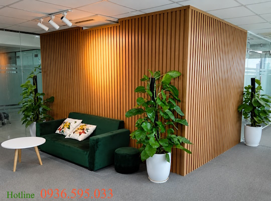 Thi công lắp đặt lam sóng cho văn phòng công ty tại Quảng Ngãi