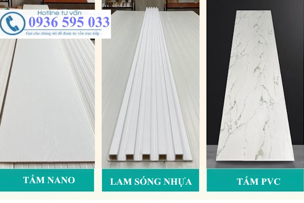 Phân biệt tấm PVC Nano và Composite